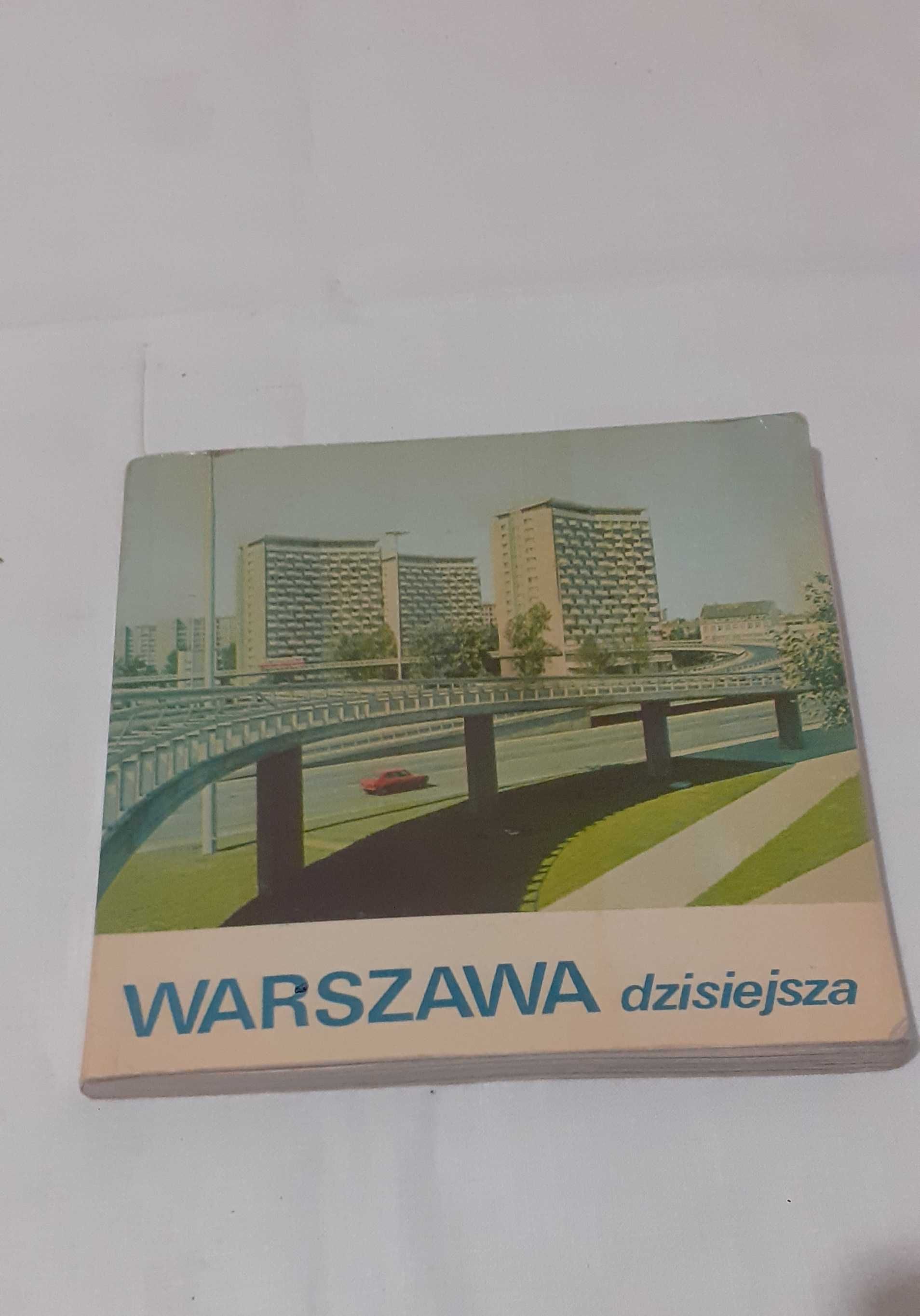 Stara książka przewodnik Warszawa dzisiejsza