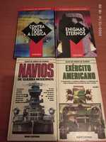 Livros Navios de guerra, Exército americano, Enigmas eternos, Contra