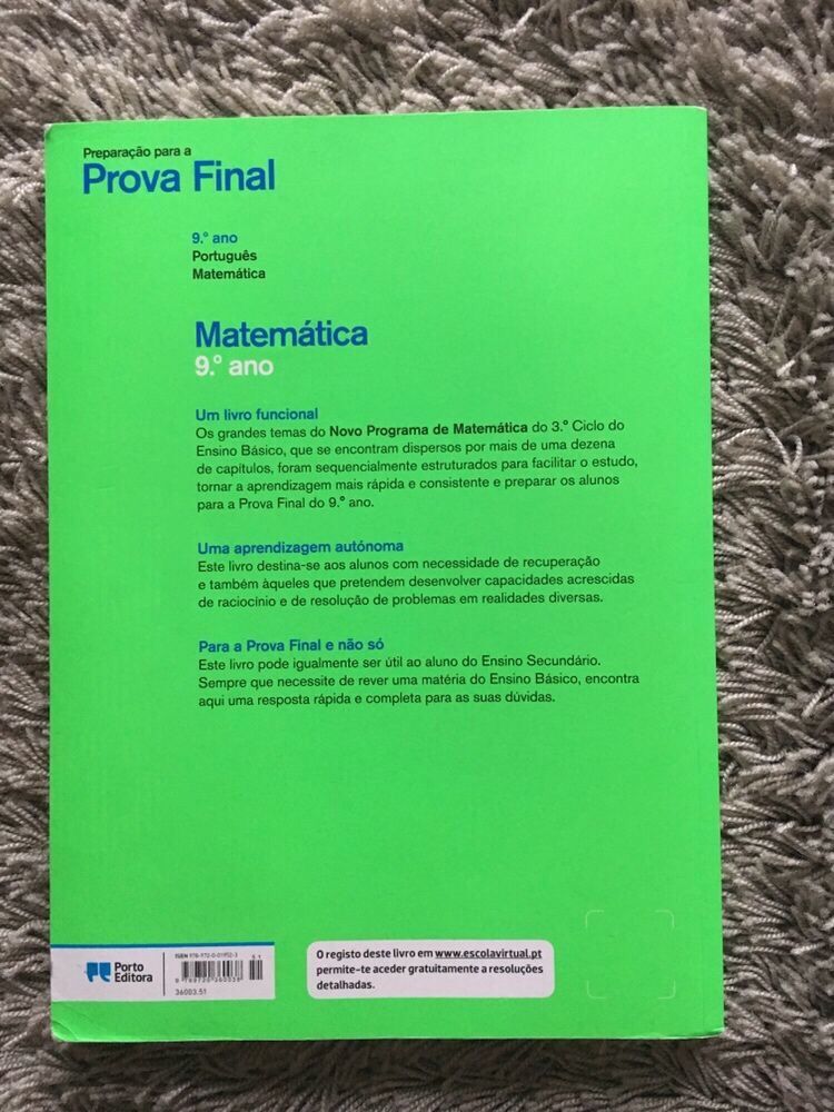 Preparação para a Prova Final 9.º ano - Português e Matemática