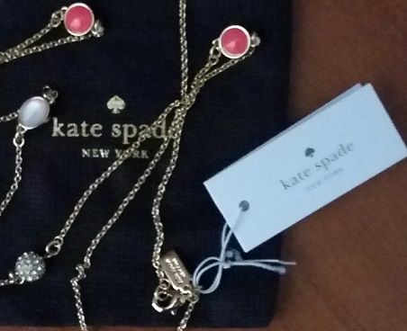 Lancuszek pozlacany KATE SPADE firmowy