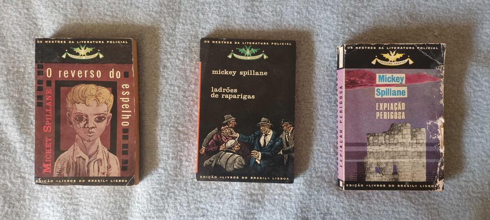 Livros policiais Mickey Spillane (coleção vampiro)