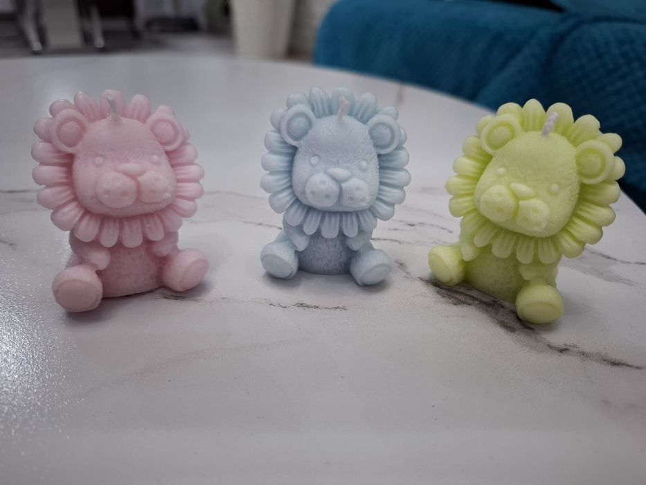 Podziękowania dla gości chrzest roczek urodziny lwy zwierzątka upomine