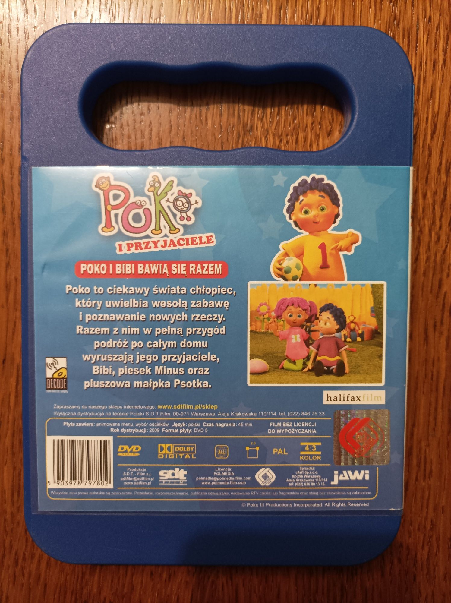 Płyta DVD z bajką "Poko i przyjaciele"