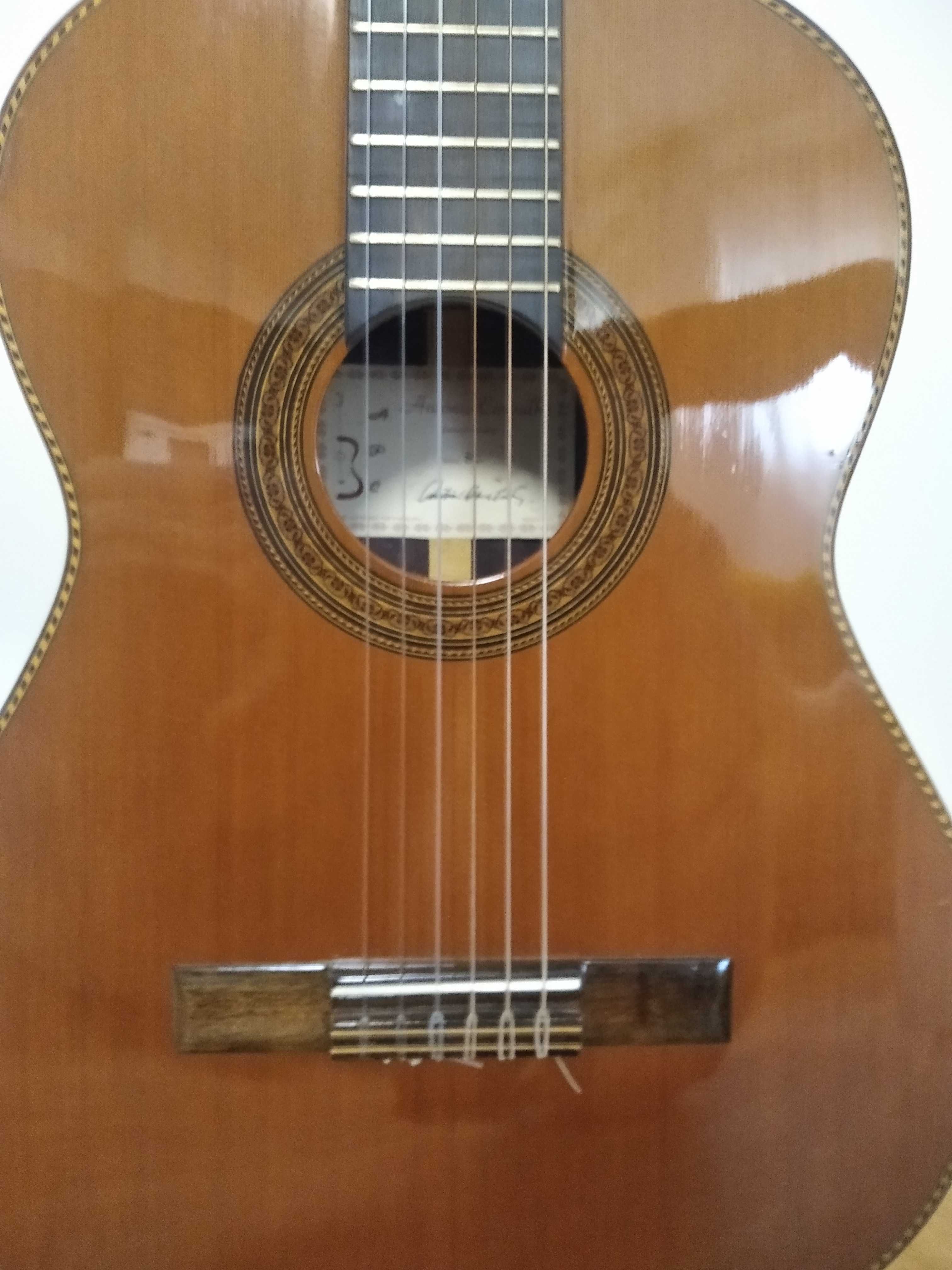 Guitarra Fabrico Nacional “Antônio Pinto Carvalho” 8C Madeiras nobres.