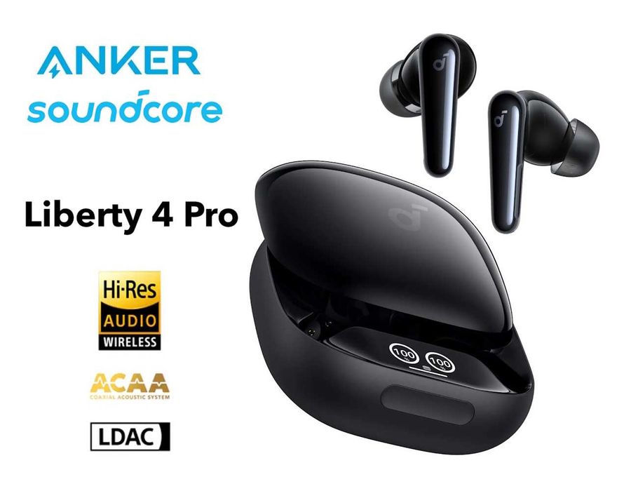 Наушники Anker SoundCore Liberty 4 Pro Black