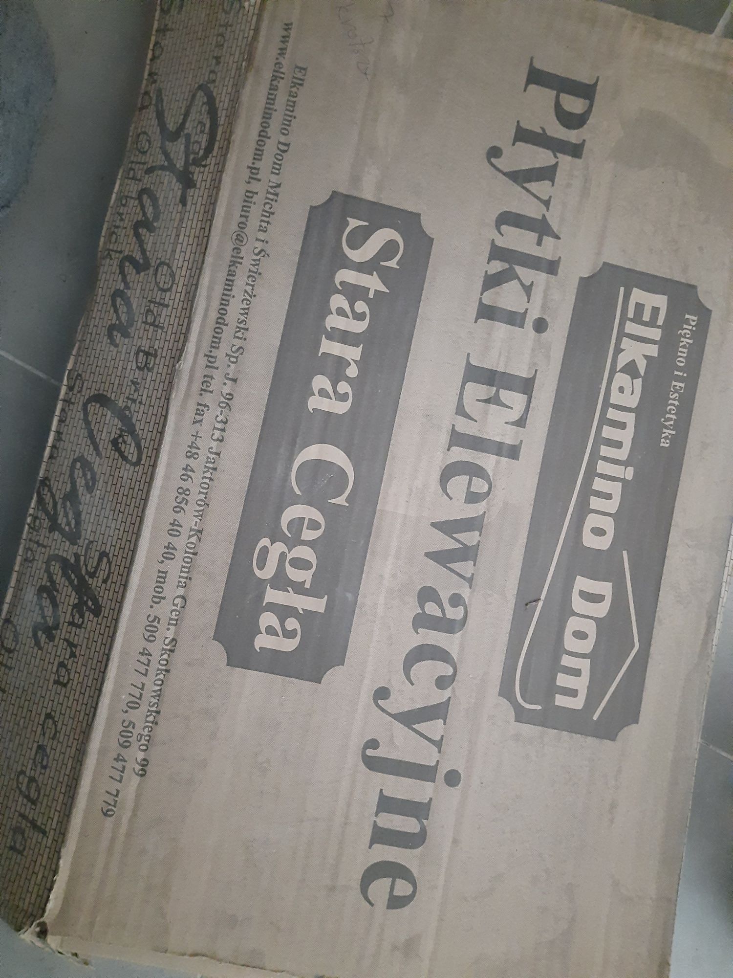 Nowa Cegła dekoracyjna Biała elkamino dom