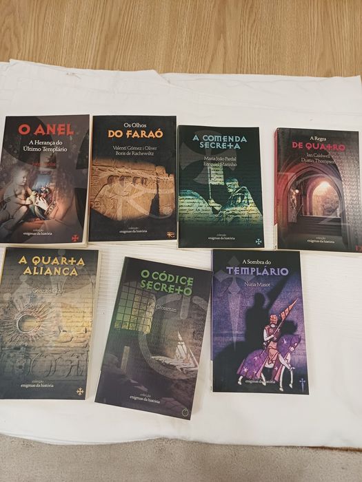 7 livros da coleção Enigmas da História