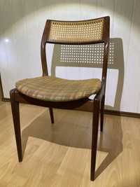 Stare krzesło PRL Homa GFM-110 do renowacji retro vintage