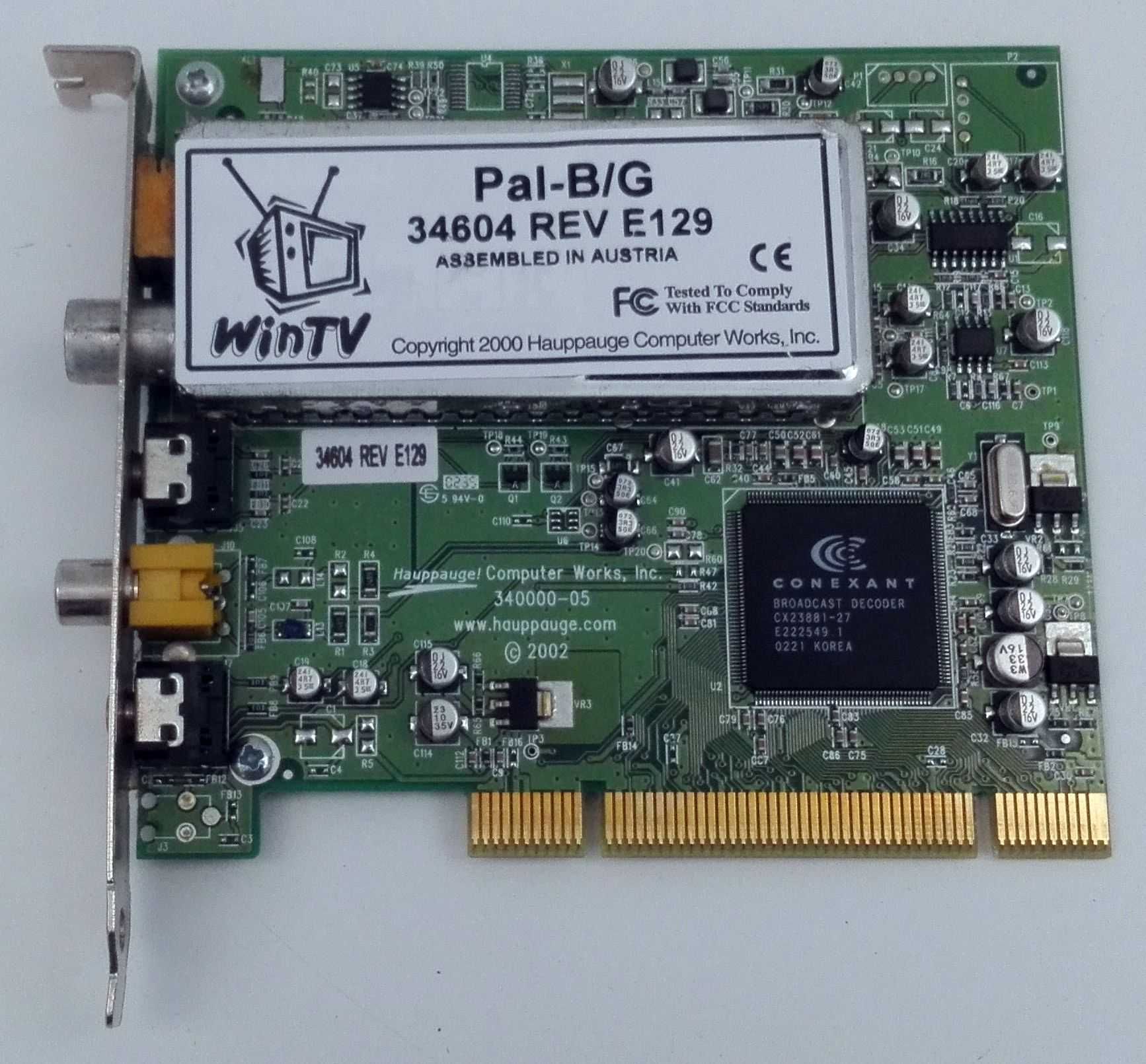 Placa TV Hauppauge WinTV Go