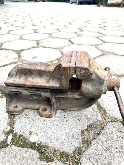 Imadło ślusarskie 125mm 23kg stołowe warsztatowe Niemieckie