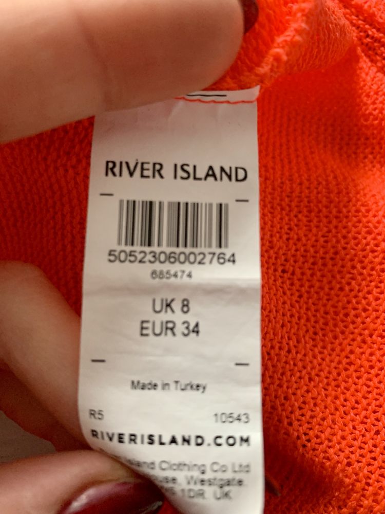 Neonowy sweter Rivel Island 34/36