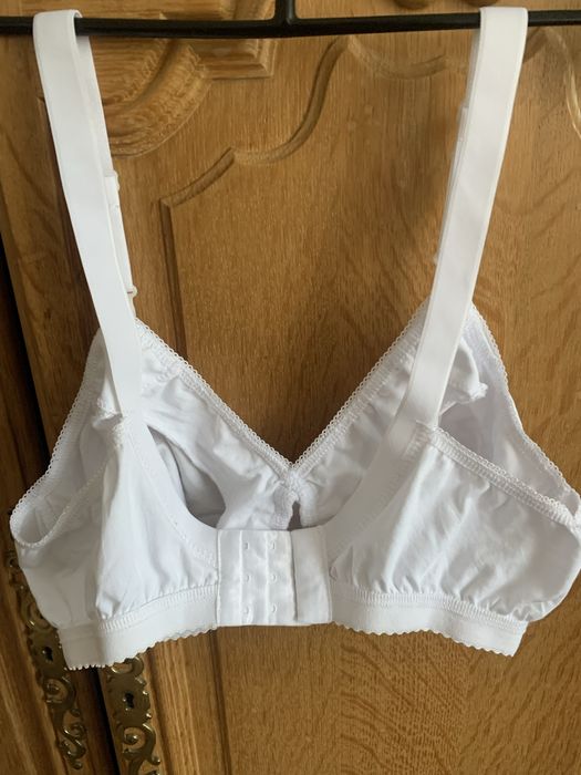 Бюстгальтер для годування Stella, білий, 85C, 95% бавовна