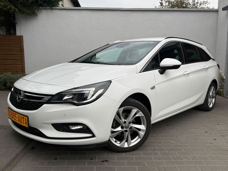 Opel Astra Opel Astra 1-właściciel servis aso 1.4i 125 km biały kamera Alu