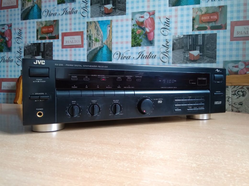 Надёжный японский JVC RX-206,2×60Вт,АССОРТИМЕНТ,гарантия!