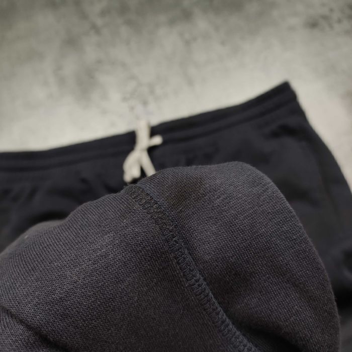 MĘSKIE Dresy Sportowe Granatowe Duże Logo Joggery Spodnie Reebok Gym