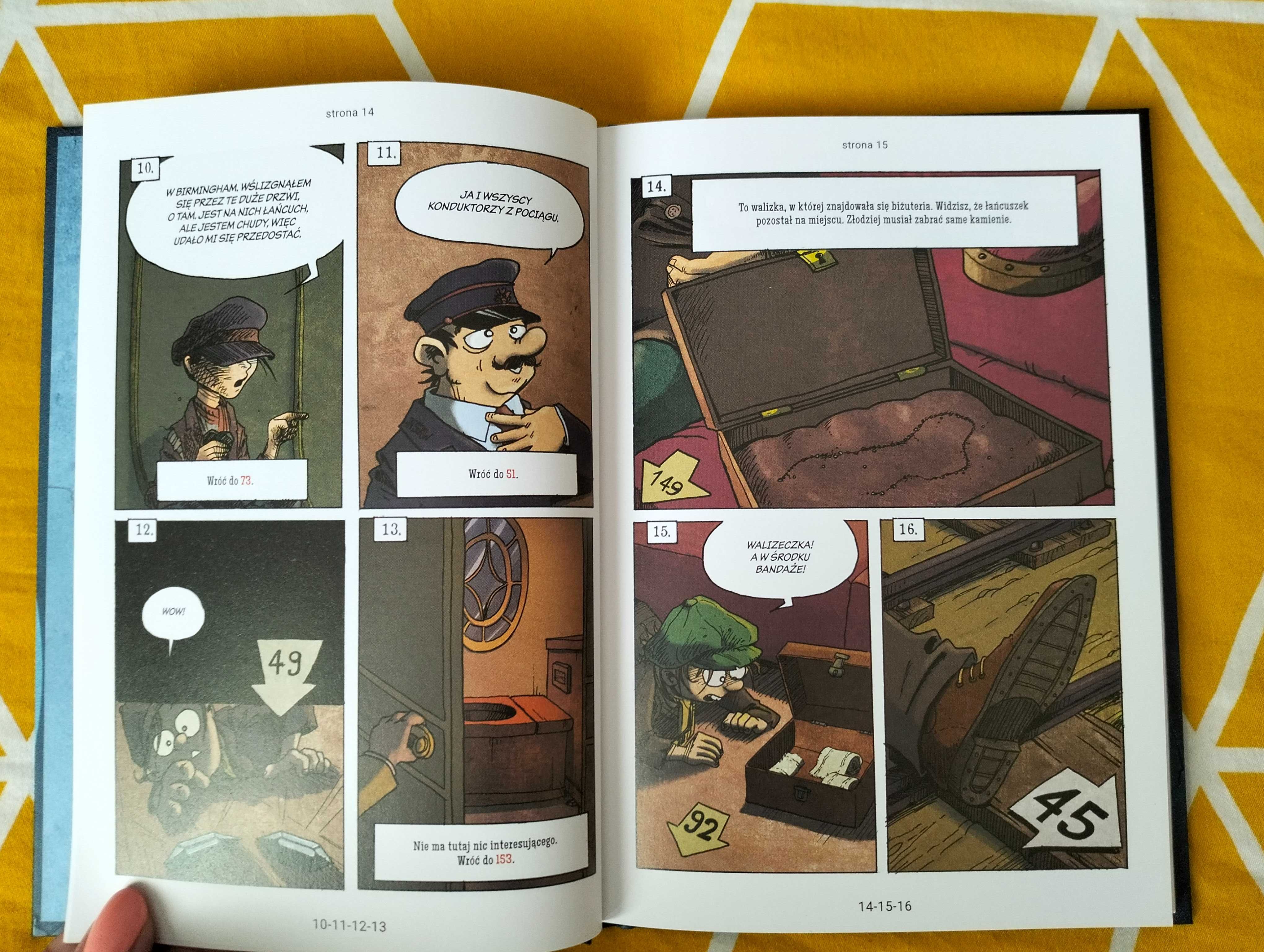 Komiksy paragrafowe Sherlock Holmes &Moriarty Konfrontacja.