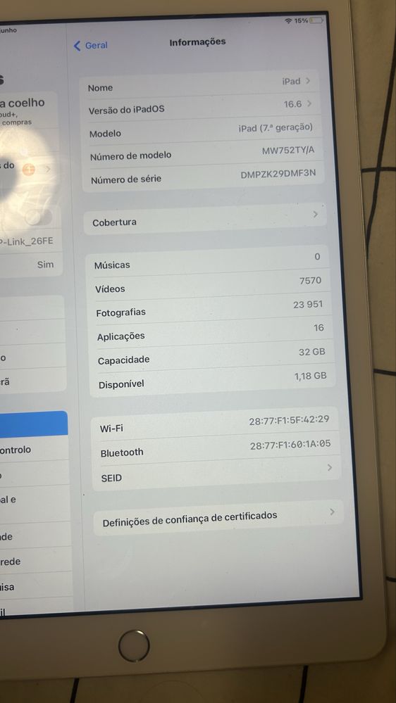 iPad 7° geração com caneta