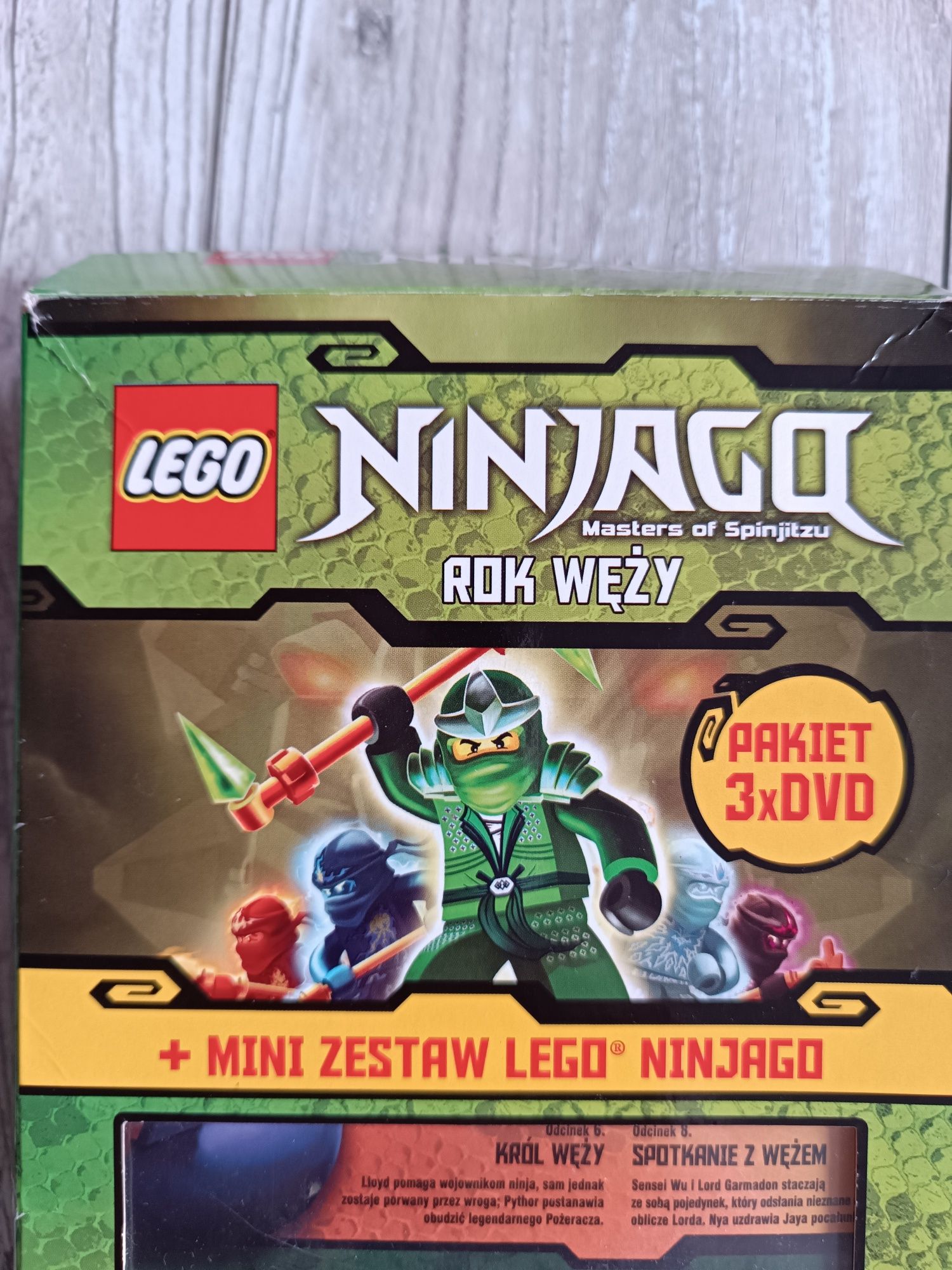 LEGO Ninjago 4 plyty dvd