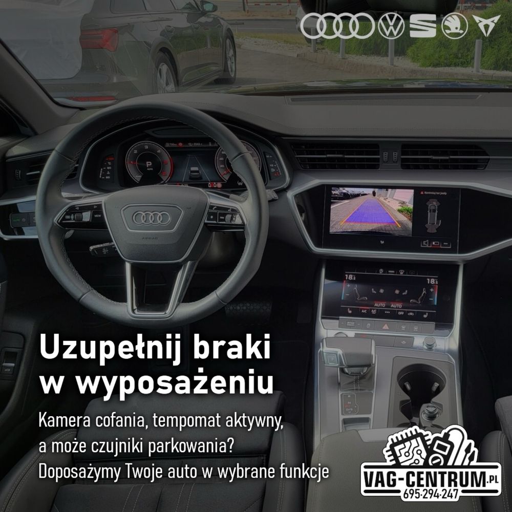 Konwersja USA to EU AUDI Volkswagen Seat Skoda MMI MIB MIB2 MIB3 LED