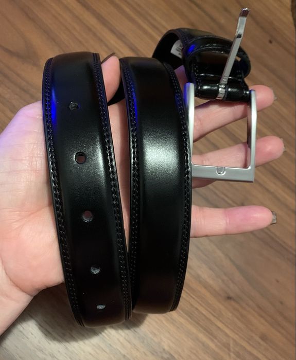 Cinto preto El Corte Inglés em pele