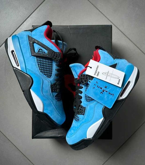 "Buty sportowe " Jordan 4 Travis Scott Cactus Jack Rozmiar 45