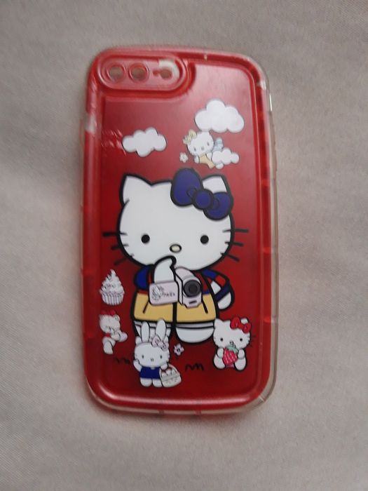 Чохол чехол корпус силіконовий iPhone 7+ 8+ Plus Hello Kitty