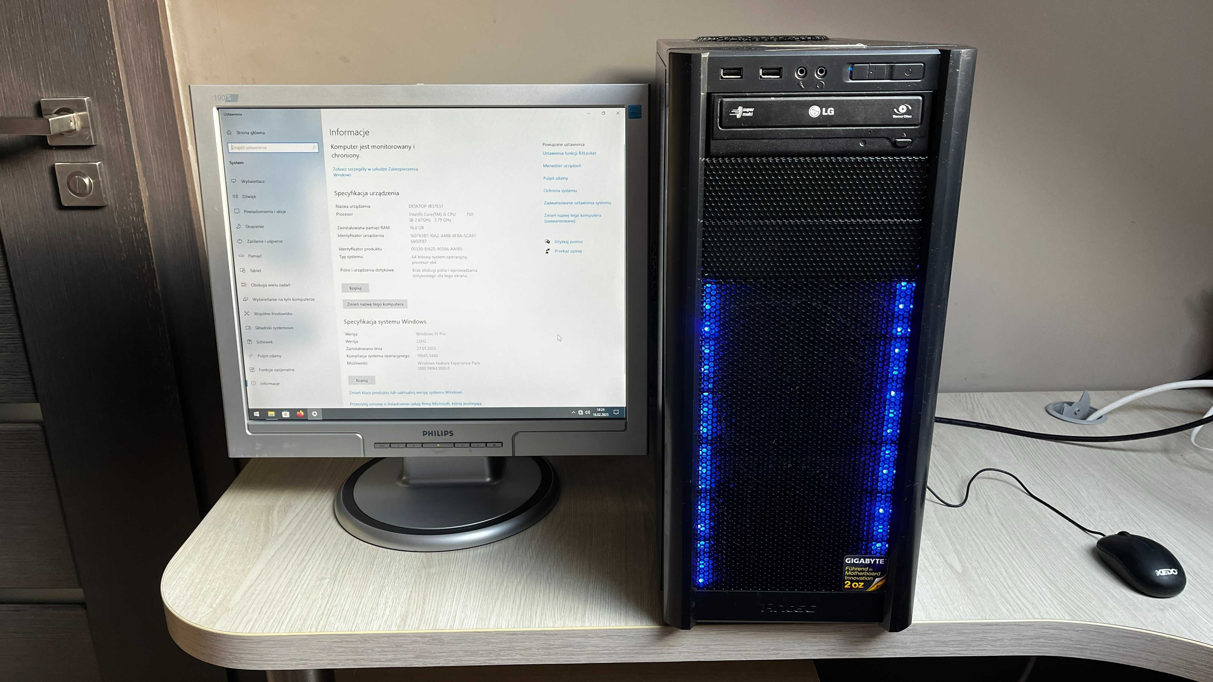 Komputer ANTEC, Intel Core i5, Nvidia GeForce GTX, 16GB RAM, dysk1,5TB