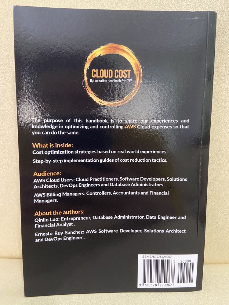 Książka book Cloud Cost Optimization Handbook for AWS Luo