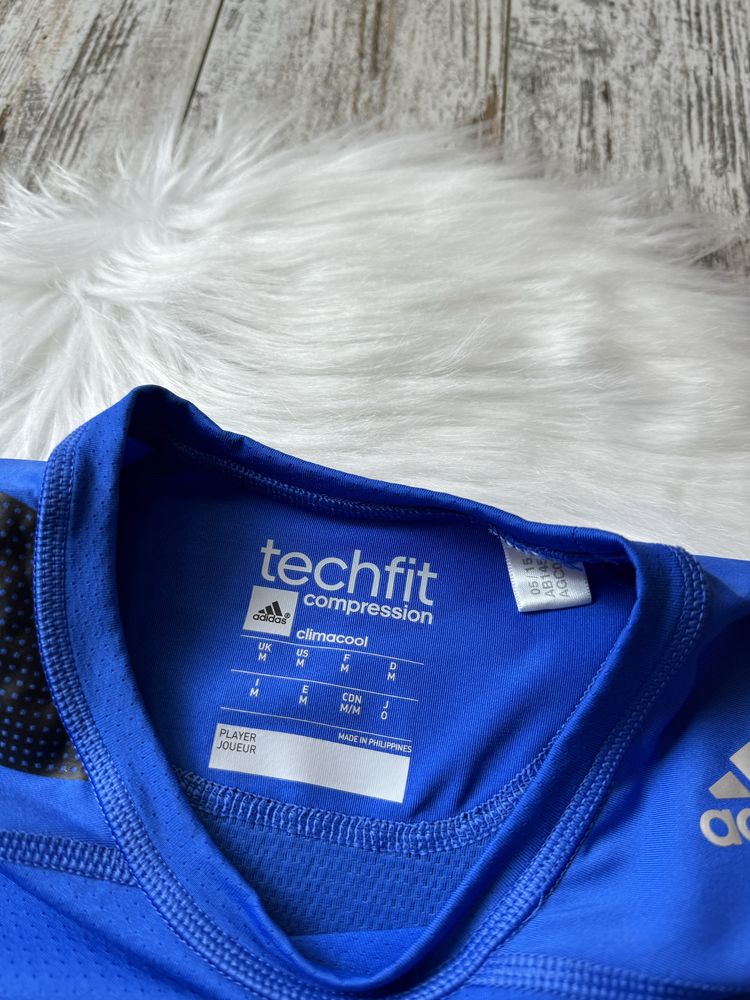 Adidas Techfit футболка термо рашгард чоловічий