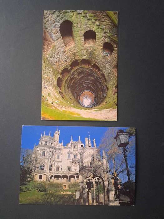 Postal Quinta da Regaleira Sintra Palácio da Regaleira Poço Iniciático