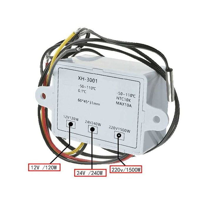 Termostato Digital 230V C/ Sonda