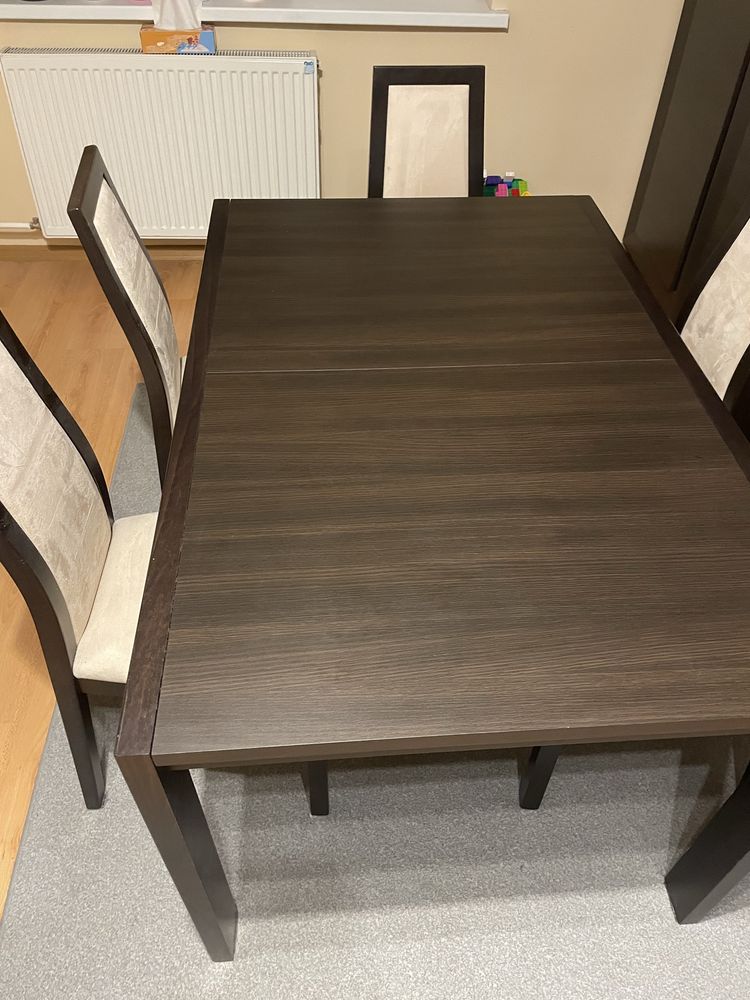 Stół brw plus 8 krzeseł