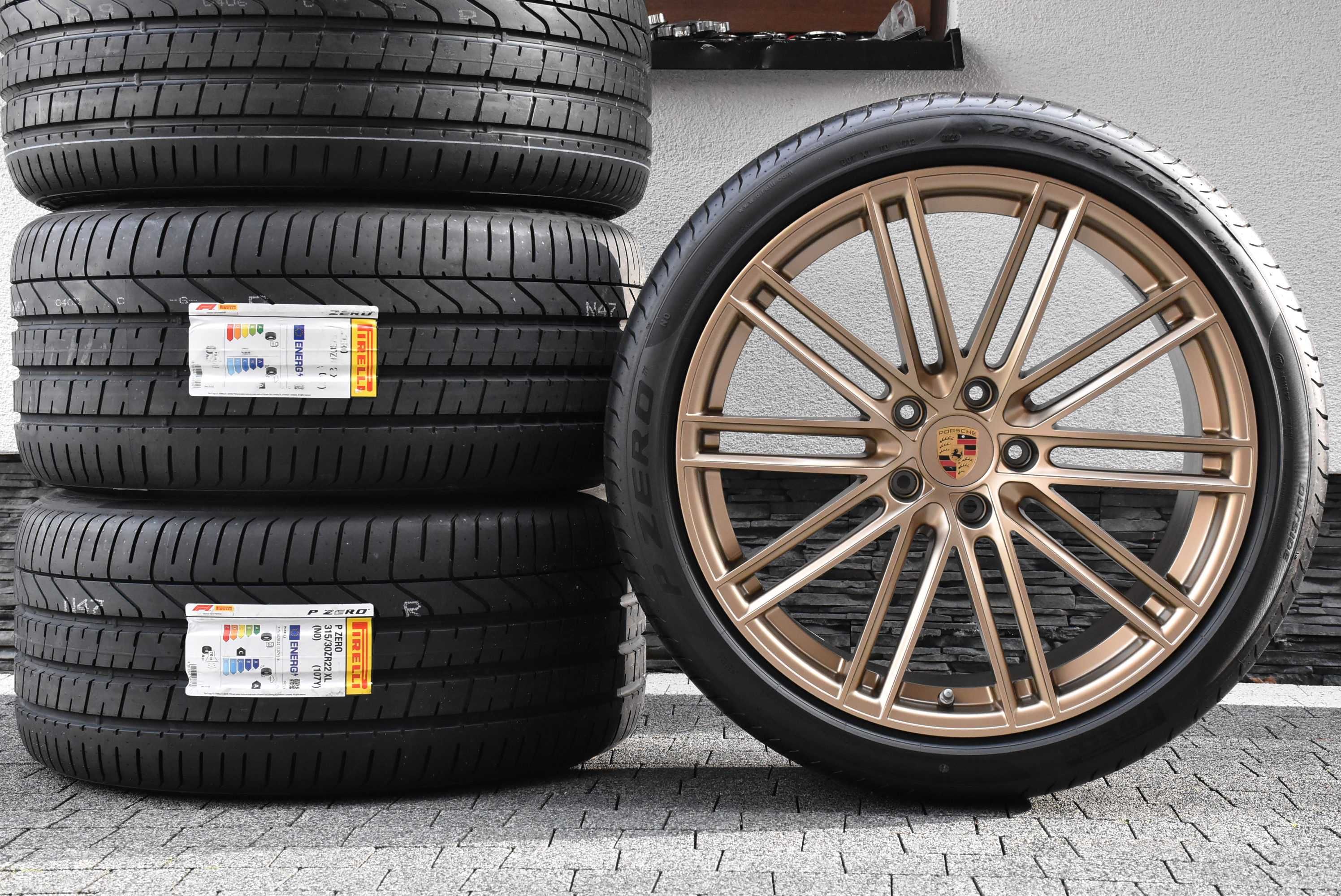 Nowe koła letnie OEM Porsche CAYENNE 22" 9Y0 Pirelli 24r NO