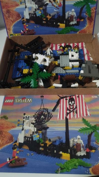 LEGO System 6296 Barco de Piratas (Caixa + Lego + Manual) - COMPLETO