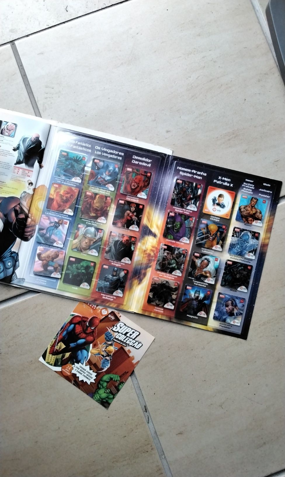Colecção completa dos Herois da Marvel