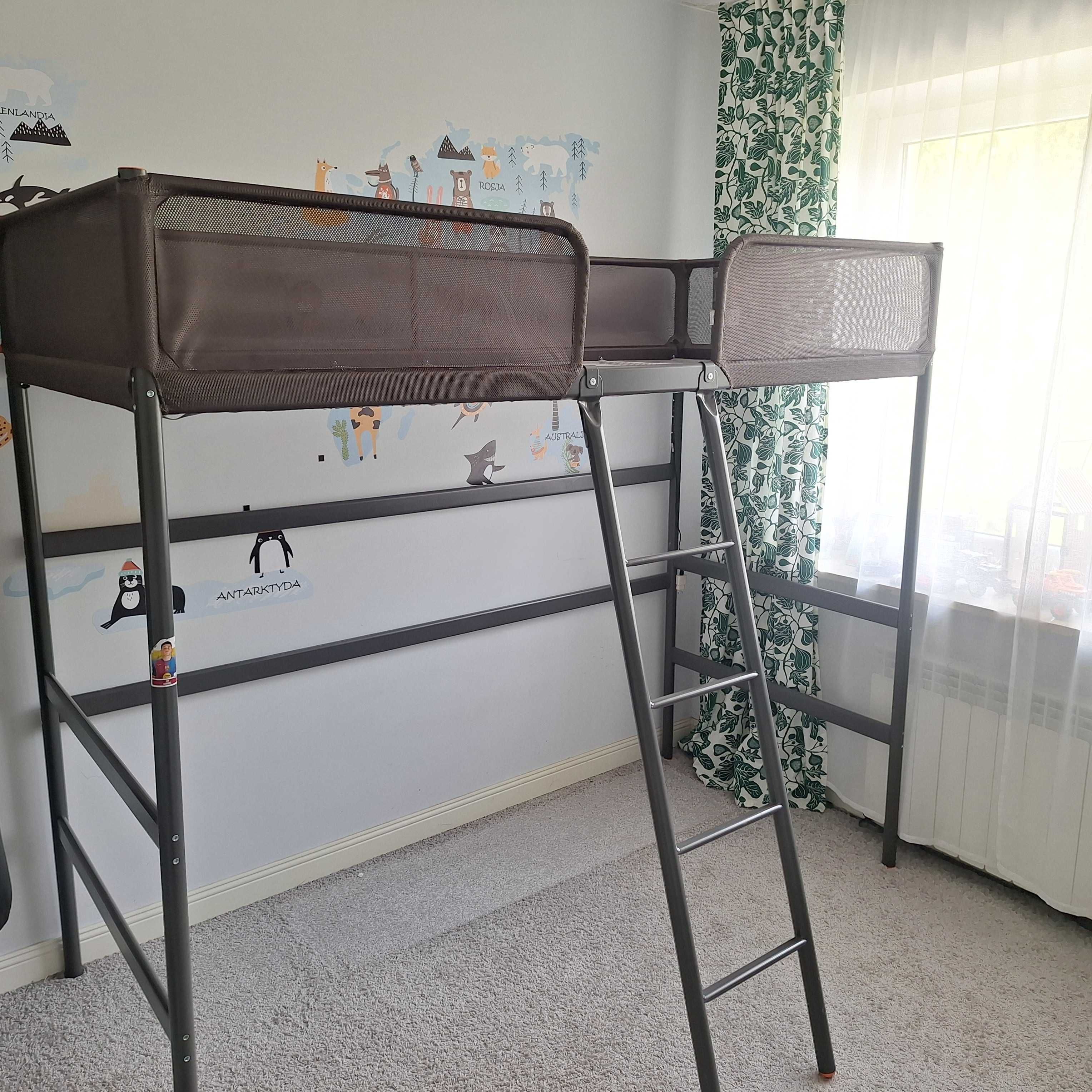 Łóżko piętrowe metalowe ikea