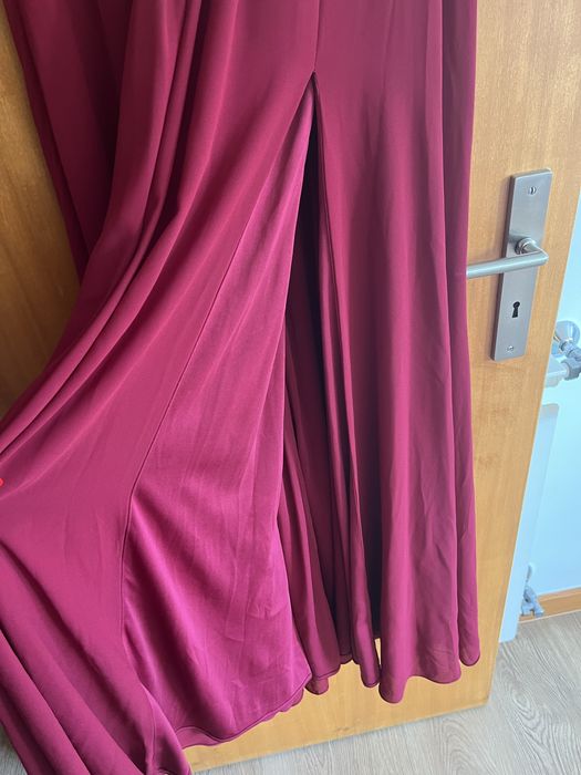 Vestido de cerimonia tam S bordeux, NOVO com etiqueta