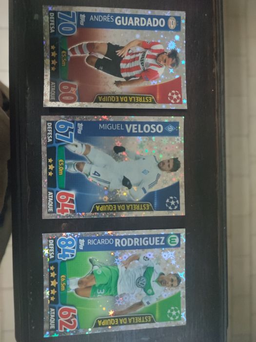 Cartas raras de futebol