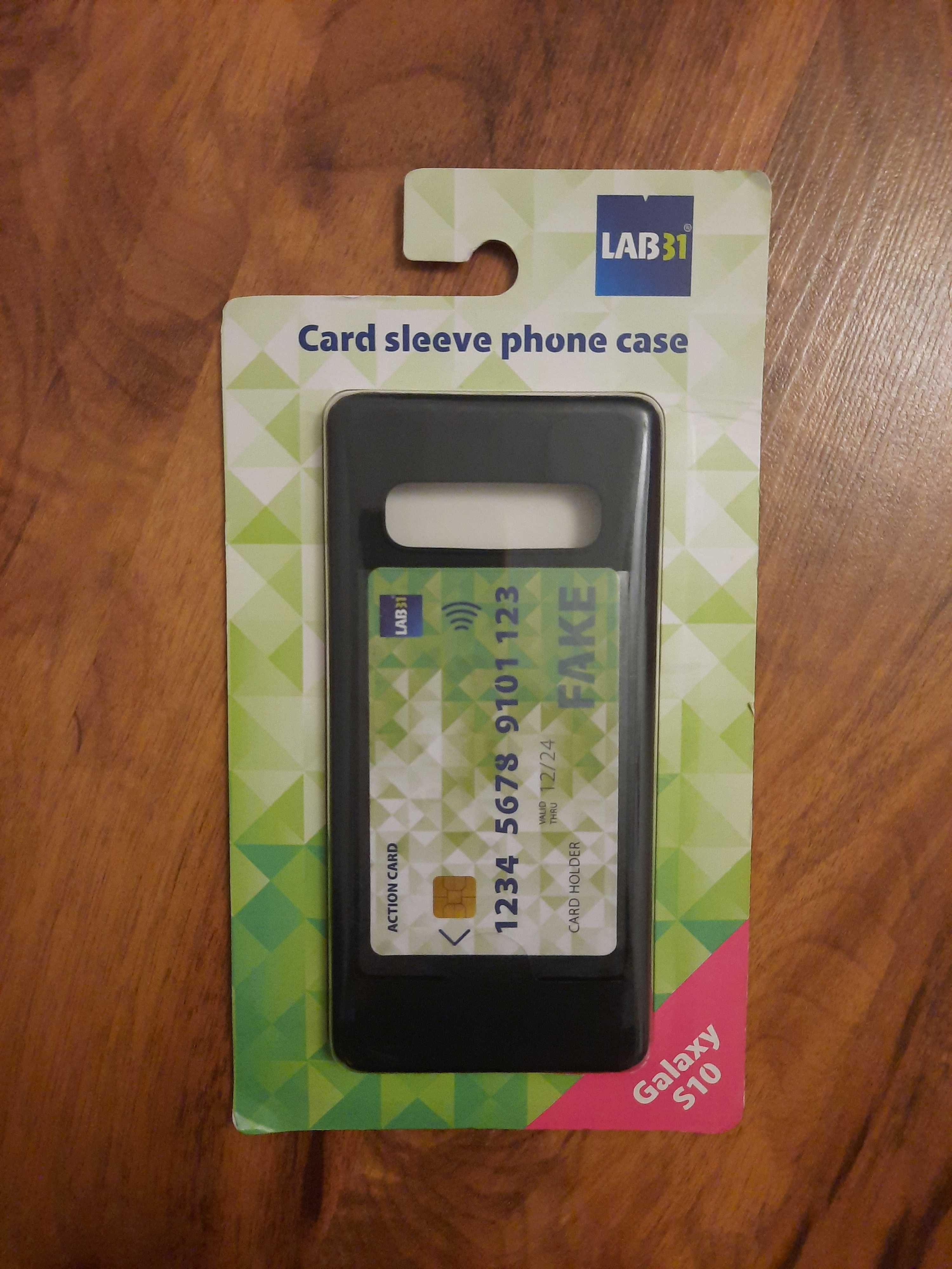 Etui case plecki z miejscem na kartę płatniczą Samsung Galaxy S10