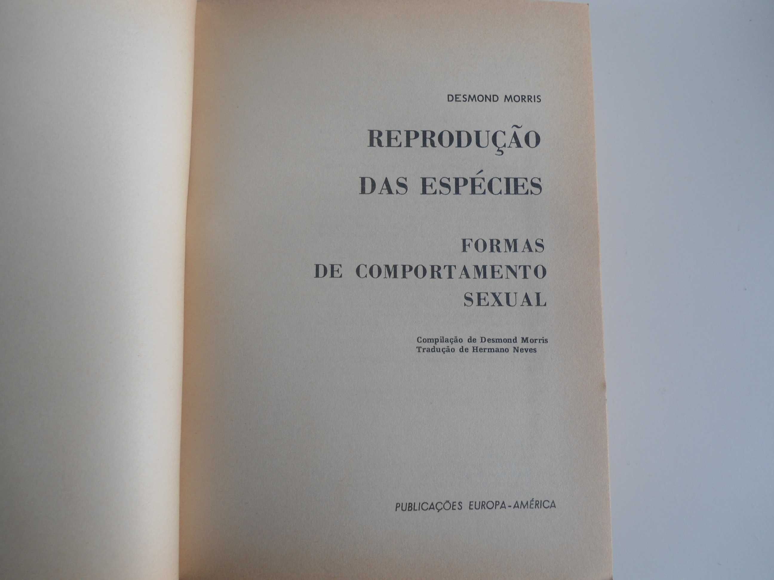 Reprodução das Espécies por Desmond Morris