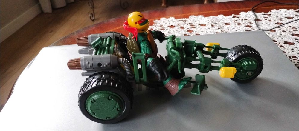 Tmnt Żółwie ninja bike trójkołowy motocykl i figurka