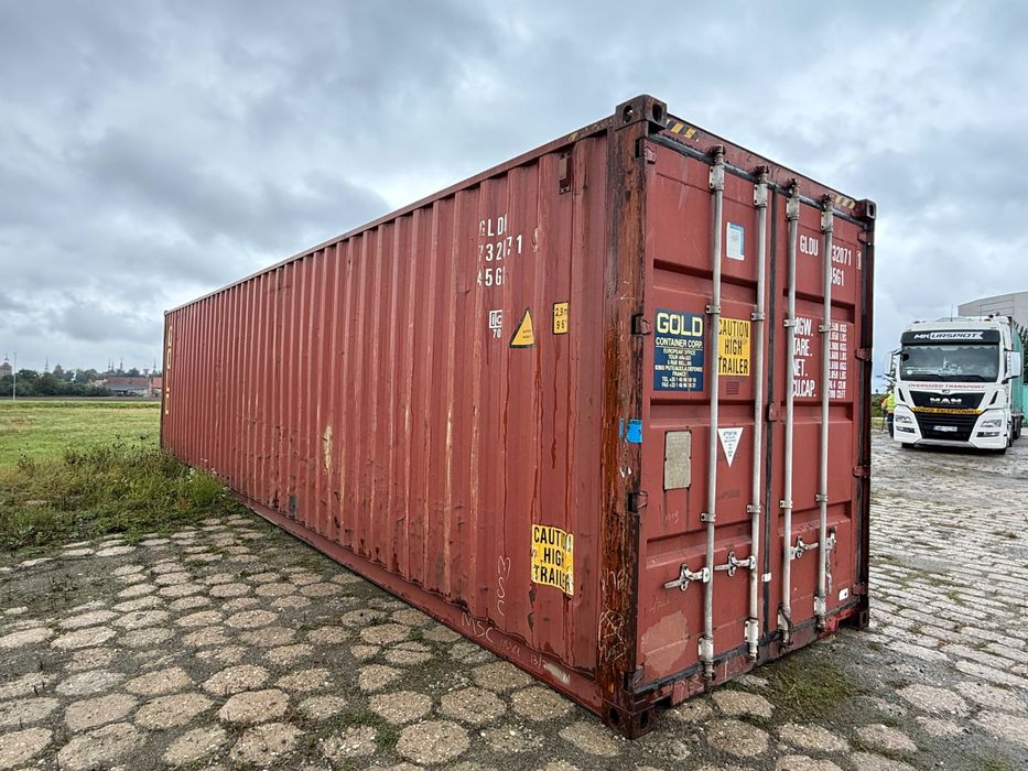 Kontener morskie 40 HC możliwy transport
