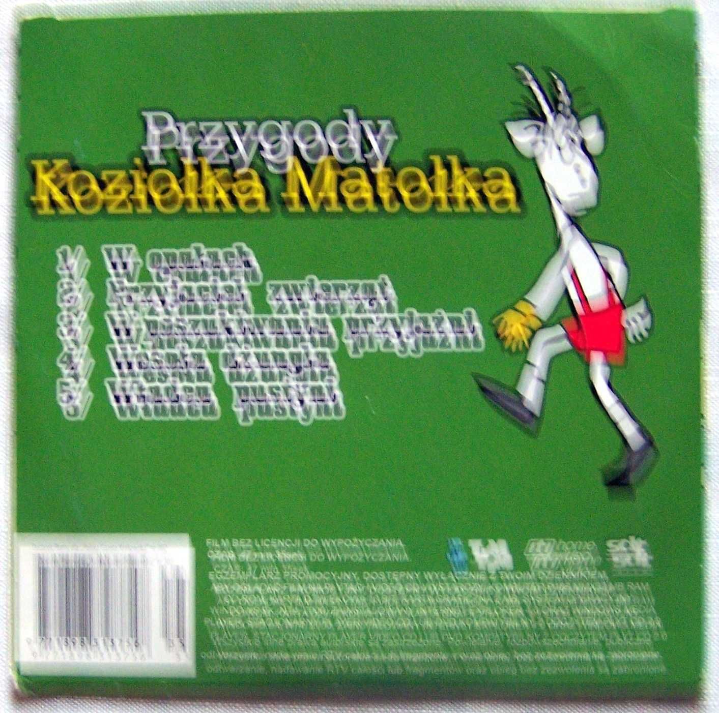 Przygody Koziołka Matolka, 5 bajek na płycie CD