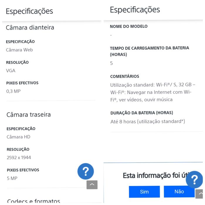 Tablet Sony S SGPT112PT/S