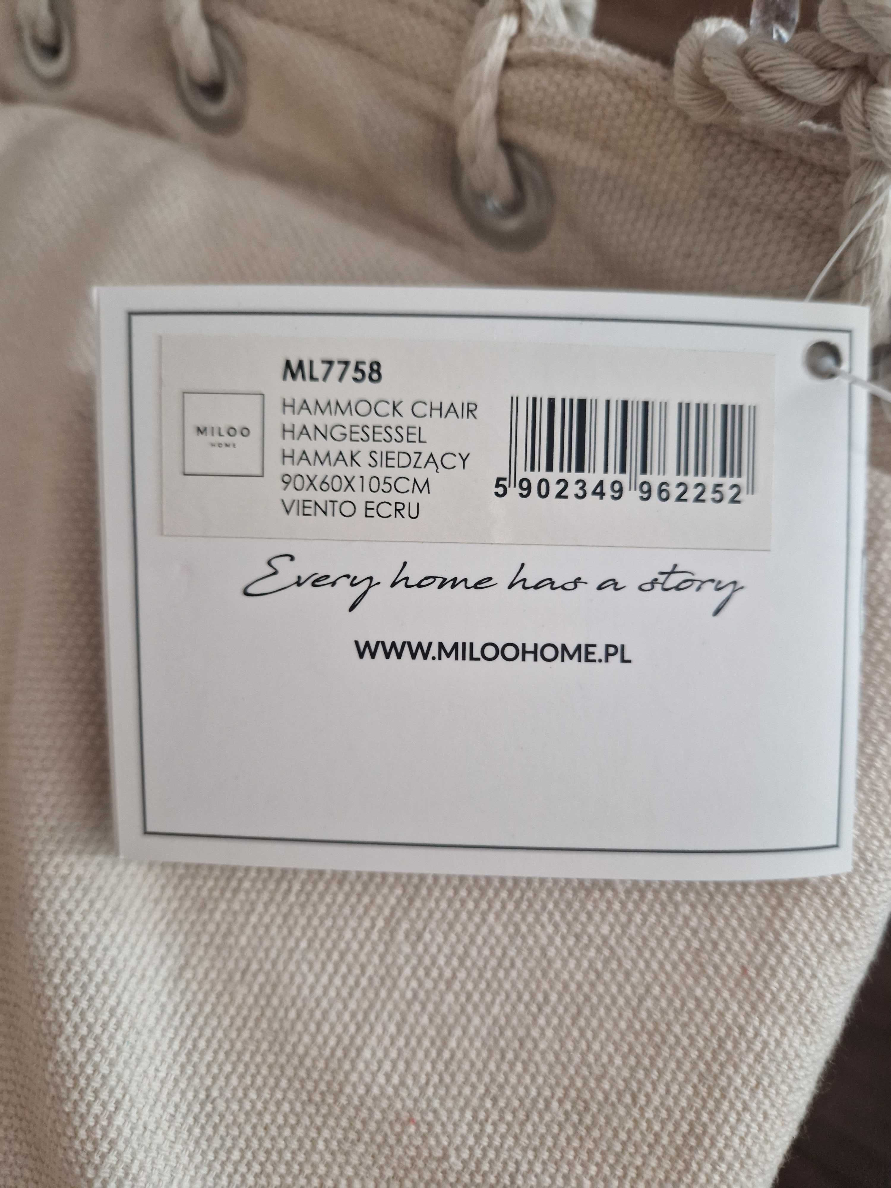 Huśtawki / hamaki Miloo Home 2szt - NOWE
