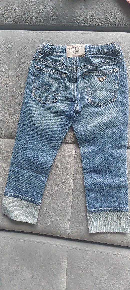 Jeansy chłopięce ARMANI Junior rozm.112 cm
