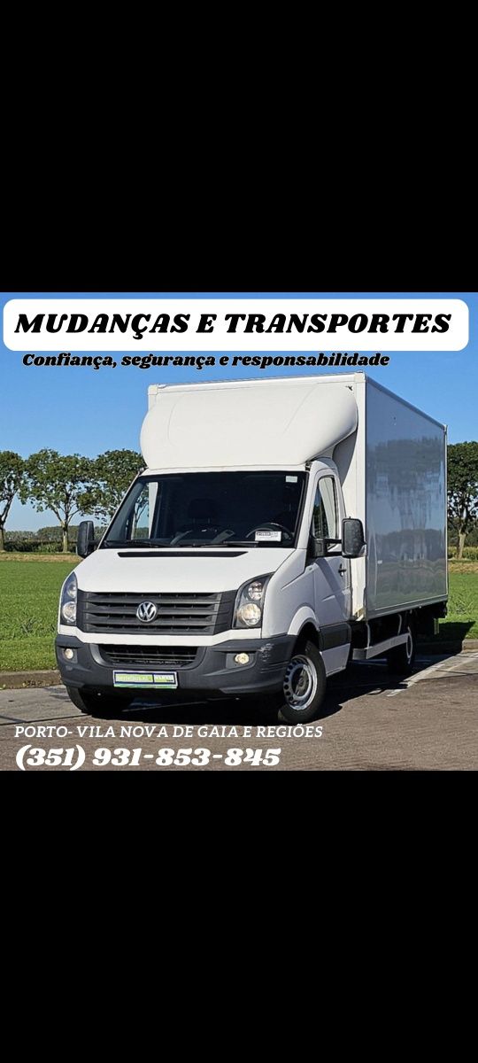Mudanças é transportes