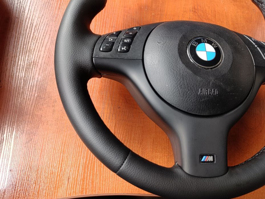 BMW E46 kierownica mpakiet. Obszyta