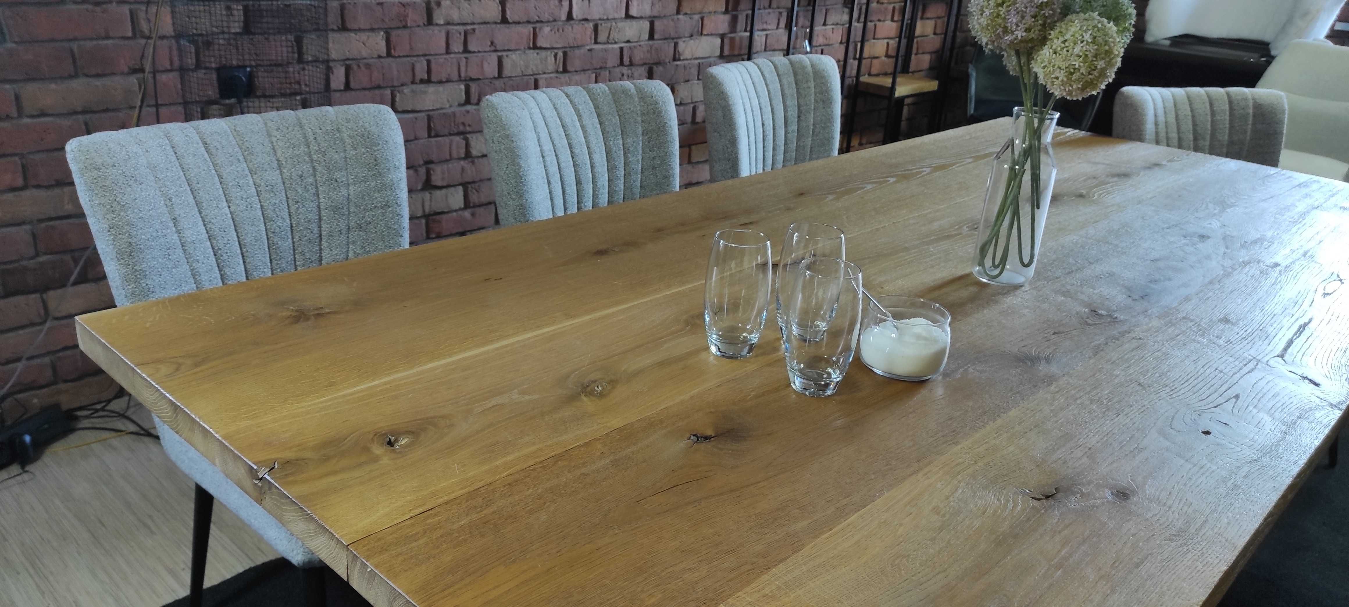 stół dębowy lity dąb premium  producent dostępny od ręki  230x100