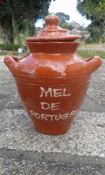 Potes de Barro vazios para Mel (0,5kg) p/desocupar